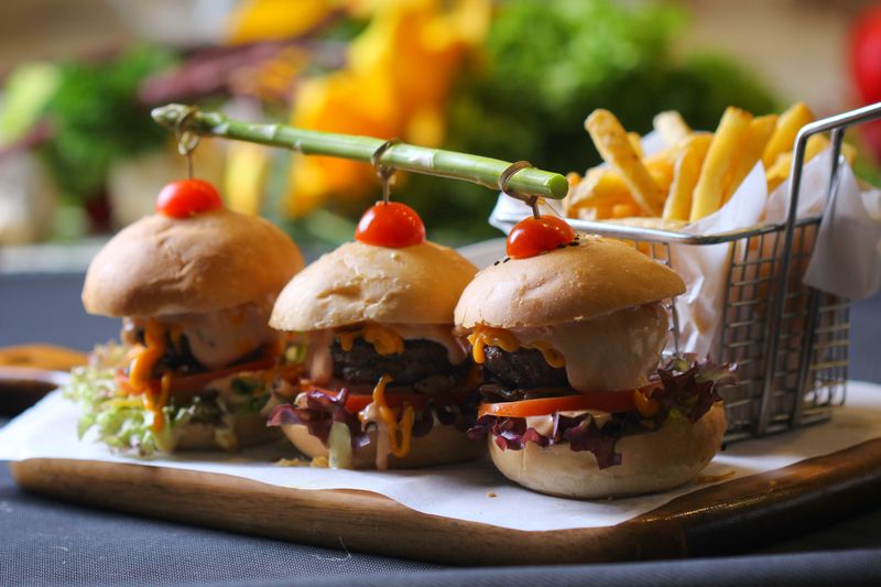 Classic chicken sliders trio